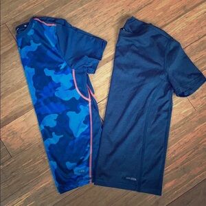 TEKGEAR Dri-Tek Shirts Lot Camo/Solid sz 1…